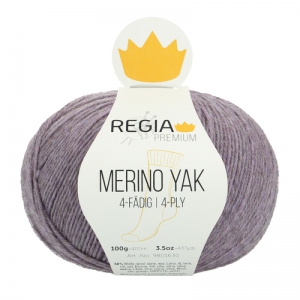 Regia Premium Merino Yak 07509 Лавандовый меланж