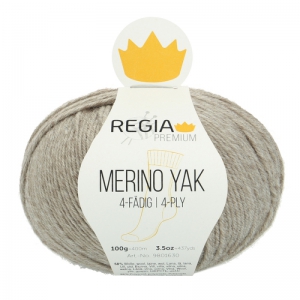 Regia Premium Merino Yak 07510 Бежевый меланж