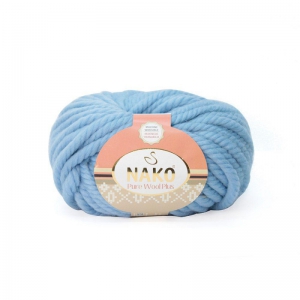 Nako Pure Wool Plus 1579 пудра синий