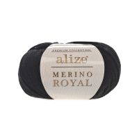 Alize Merino royal 60 Черный