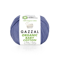Gazzal Organic Baby Cotton 428 Темная сирень